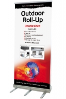 RollUp-Display >Twin-Outdoor< (80 x 170 cm)